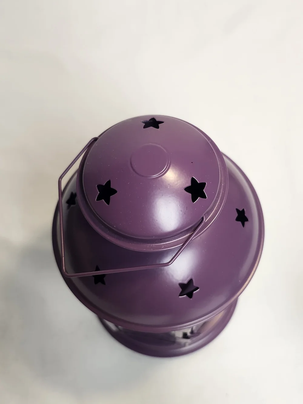 IKEA Purple Star-Cutout Metal Lantern